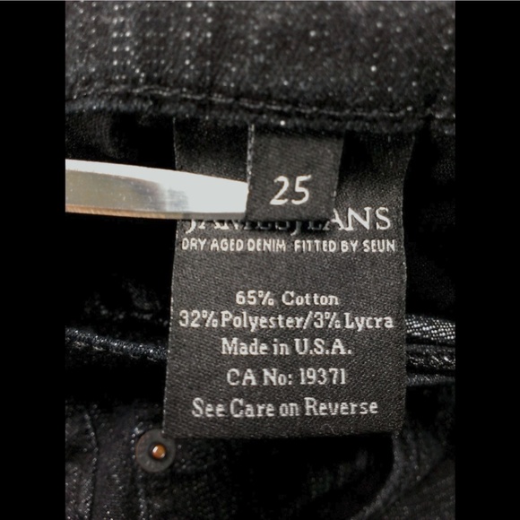 SOLD James Jeans Twiggy Black Cat Skinny Womens 25 #346 - Picture 6 of 9